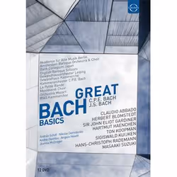Warner Music Euroarts - Great Bach Basics, 12DVD, Classique, DVD, Euroarts, Support physique, Adulte, 12 disques