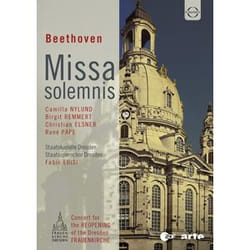 Warner Music Euroarts - Beethoven: Missa Solemnis - from the Frauenkirche Dresden, DVD Classique
