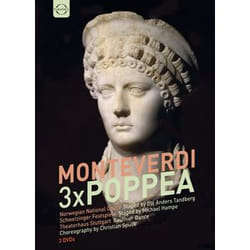 Warner Music Euroarts - Monteverdi - 3x Poppea, 3DVD DVD Classique