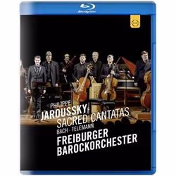 Warner Music Euroarts - Phillippe Jaroussky : Bach &amp; Telemann — Sacred Cantatas, BluRay, Classique, Blu-ray, Euroarts, Su ...