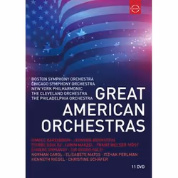 Warner Music Euroarts - Great American Orchestras, 11DVD, Classique, DVD, Euroarts, Support physique, Adulte, 11 disques