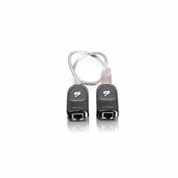 iogear USB Ethernet Extender, Plastique, 135 g, 60 m, 120,6 mm, 152 mm, 3,3 x 2,3 x 4,9 mm