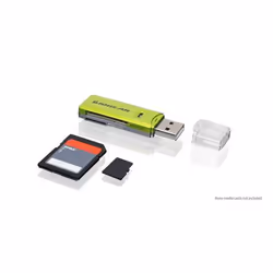 iogear GFR204SD lecteur de carte mémoire Vert