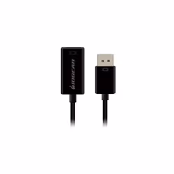 iogear GDPHD4KA, 0,086 m, DisplayPort, HDMI Type A (Standard), Mâle, Femelle, Noir