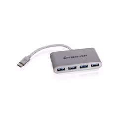 iogear HUB-C, USB 3.2 Gen 2 (3.1 Gen 2) Type-C, USB 3.2 Gen 1 (3.1 Gen 1) Type-A, 5000 Mbit/s, Argent, USB, Windows 10 Educat ...