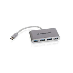 iogear HUB-C USB 3.2 Gen 2 (3.1 Gen 2) Type-C 5000 Mbit/s Argent