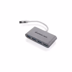 iogear HUB-C USB 3.2 Gen 2 (3.1 Gen 2) Type-C 5000 Mbit/s Argent