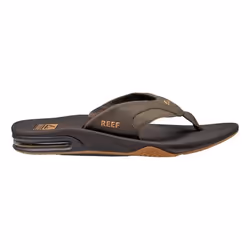 Tongs - Reef - Fanning - Confortables - Décapsuleur - Cuir synthétique résistant à leau