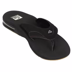 Sandales - Reef - Fanning - Noir - Argent - Semelle décasquettable