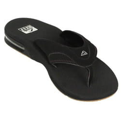 Sandales - Reef - Fanning - Noir - Argent - Semelle décasquettable