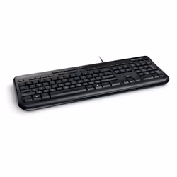 Microsoft Wired Keyboard 600 clavier USB QWERTY Anglais américain Noir
