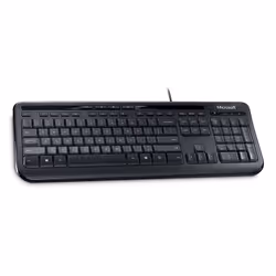 Microsoft Wired Keyboard 600 clavier USB QWERTY Anglais américain Noir
