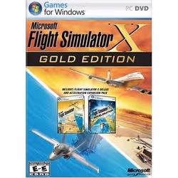 Microsoft Flight Sim Gold, DVD, FR, PC, Tout le monde de plus de 10 ans
