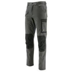 Caterpillar - Pantalon de travail homme Essentials Cargo 1810083 - Gris foncé / Noir - 40 - Jambes standards