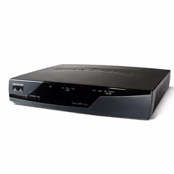 Cisco 878, Ethernet WAN, Fast Ethernet, Noir