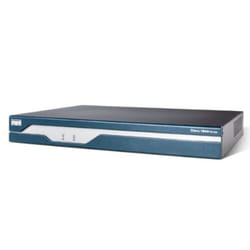 Cisco 1841 Routeur connecté Fast Ethernet Noir, Bleu, Acier inoxydable