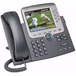 Cisco Unified IP Phone 7975G, Haut-parleur, Identification de l'appelant, Noir, Argent