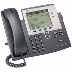 Cisco Unified IP Phone 7942G, Spare, Haut-parleur, Identification de l'appelant, Gris