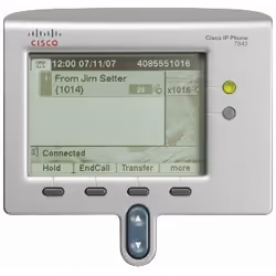 Cisco Unified IP Phone 7942G, Spare Identification de l'appelant Gris