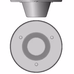Cisco Multi-Band Omnidirectional Antenna-Ceiling Mount, 50 Ohm, Polarisation verticale, 1.8:1 (806 - 960 MHz) &amp; &lt; 1.6: ...