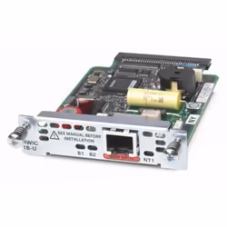 Cisco HWIC-1B-U, Vert, Argent, Avec fil, 19,1 mm, 204 g