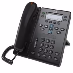 Cisco Unified IP Phone 6941, Slimline Handset, Noir