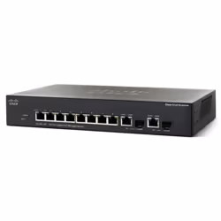 Cisco SG300-10P, Géré, L3, Connexion Ethernet, supportant l'alimentation via ce port (PoE)