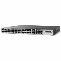 Cisco Catalyst 3750X, Géré, L3, Gigabit Ethernet (10/100/1000), Full duplex, Grille de montage, 1U