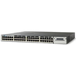 Cisco Catalyst 3750X Géré L3 Gigabit Ethernet (10/100/1000) 1U Noir, Argent