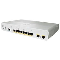 Cisco Catalyst WS-C3560CPD-8PT-S commutateur réseau Géré L2 Gigabit Ethernet (10/100/1000) Connexion Ethernet, supportant l'alimentation via ce port (PoE) 1U Blanc