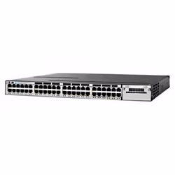 Cisco Catalyst WS-C3850-48P-S, Géré, L3, Gigabit Ethernet (10/100/1000), Connexion Ethernet, supportant l'alimentation via ce ...
