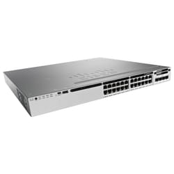 Cisco Catalyst WS-C3850-24T-S commutateur réseau Géré L3 Gigabit Ethernet (10/100/1000) Noir, Gris