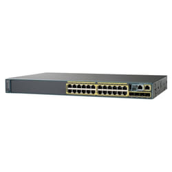 Cisco Catalyst WS-C2960X-24PD-L commutateur réseau Géré L2 Gigabit Ethernet (10/100/1000) Connexion Ethernet, supportant l'alimentation via ce port (PoE) Noir