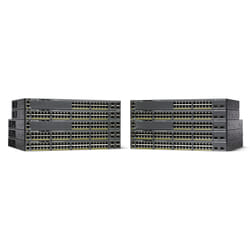 Cisco Catalyst WS-C2960X-48LPD-L commutateur réseau Géré L2 Gigabit Ethernet (10/100/1000) Connexion Ethernet, supportant l'alimentation via ce port (PoE) Noir