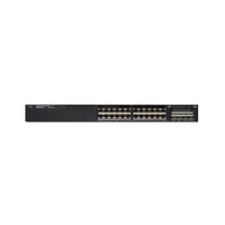 Cisco Catalyst WS-C3650-24PD-E commutateur réseau Géré L3 Gigabit Ethernet (10/100/1000) Connexion Ethernet, supportant l'alimentation via ce port (PoE) 1U Noir