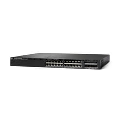 Cisco Catalyst WS-C3650-24PS-L commutateur réseau Géré L3 Gigabit Ethernet (10/100/1000) Connexion Ethernet, supportant l'alimentation via ce port (PoE) 1U Noir