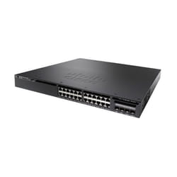 Cisco Catalyst WS-C3650-24PD-S commutateur réseau Géré L3 Gigabit Ethernet (10/100/1000) Connexion Ethernet, supportant l'alimentation via ce port (PoE) 1U Noir