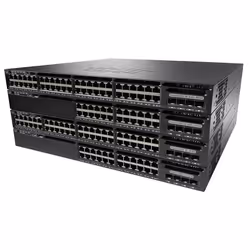 Cisco Catalyst WS-C3650-24PD-S commutateur réseau Géré L3 Gigabit Ethernet (10/100/1000) Connexion Ethernet, supportant l'alimentation via ce port (PoE) 1U Noir