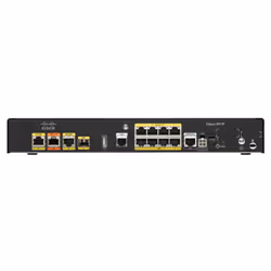Cisco C891F-K9 Routeur connecté Gigabit Ethernet Noir, Gris