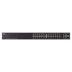 Cisco Small Business SG220-26P Géré L2 Gigabit Ethernet (10/100/1000) Connexion Ethernet, supportant l'alimentation via ce port (PoE) Noir
