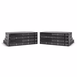 Cisco Small Business SG220-26P Géré L2 Gigabit Ethernet (10/100/1000) Connexion Ethernet, supportant l'alimentation via ce port (PoE) Noir