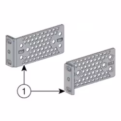 Cisco ACC-KIT-T1=, Équerre de fixation, 48,3 cm (19"), 2 pièce(s)
