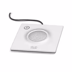 Cisco TelePresence 20, 80 - 15000 Hz, Omnidirectionnel, Avec fil, 3,5 mm (1/8"), Blanc, Cisco SX10, SX20, MX200, MX300, EX90