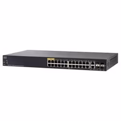 Cisco SG350-28MP, Géré, L3, Gigabit Ethernet (10/100/1000), Connexion Ethernet, supportant l'alimentation via ce port (PoE)