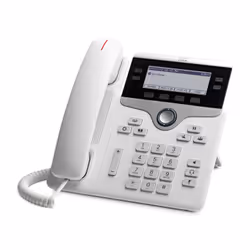 Cisco 7841, Téléphone IP, Blanc, Combiné filaire, ABS, Sur bureau/mural, Numérique