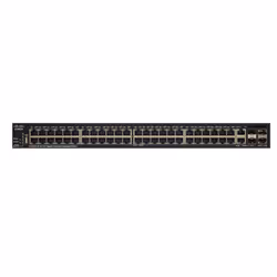 Cisco SG350X-48, Géré, L3, Gigabit Ethernet (10/100/1000), Grille de montage, 1U