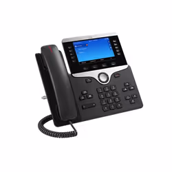 Cisco 8861, Téléphone IP, Noir, Argent, Sur bureau/mural, Numérique, 12,7 cm (5"), 800 x 480 pixels