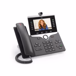 Cisco IP Phone 8865, Téléphone IP, Charbon de bois, Combiné filaire, ABS, Sur bureau/mural, Numérique