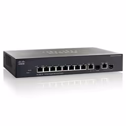 Cisco SG350-10, Géré, L3, Gigabit Ethernet (10/100/1000)