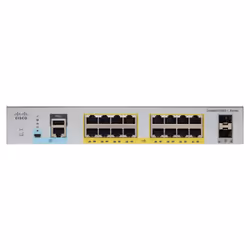 Cisco Catalyst 2960L-16PS-LL Géré L2 Gigabit Ethernet (10/100/1000) Connexion Ethernet, supportant l'alimentation via ce port (PoE) 1U Gris